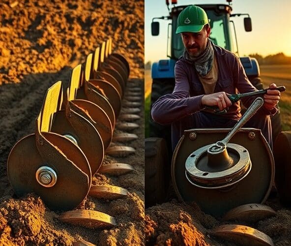 Jak ustawić brony talerzowe na glinie, by ograniczyć zbrylanie?