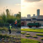 czyszczenie działek warszawa