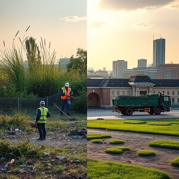czyszczenie działek warszawa