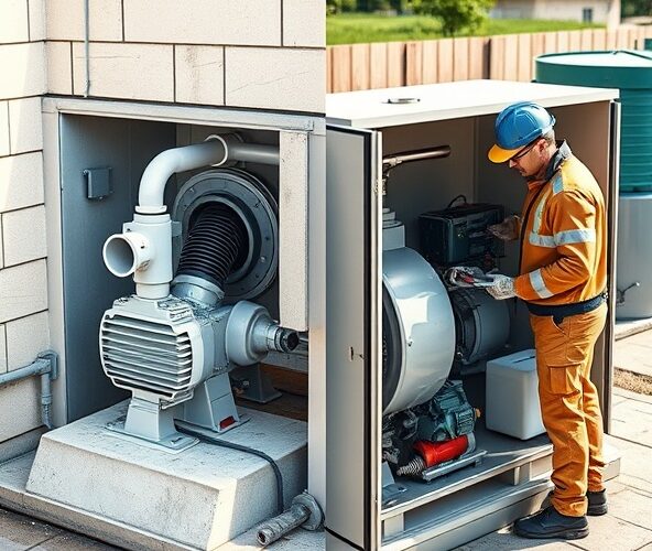 Jak wyciszyć dmuchawę membranową do oczyszczalni przydomowej?