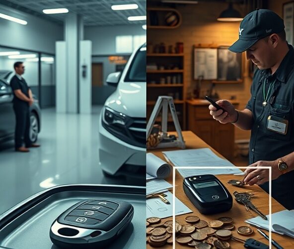 Czy dorabianie kluczy immobilizer w ASO jest droższe niż u ślusarza?