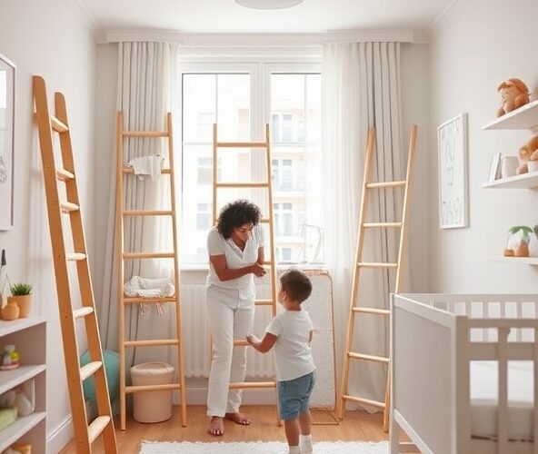 Które drabinki do pokoju dziecka sprawdzą się w bloku bez wiercenia?