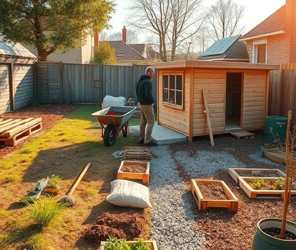 Jak przygotować działkę pod drewniany dom do ogrodu, by obniżyć koszty?