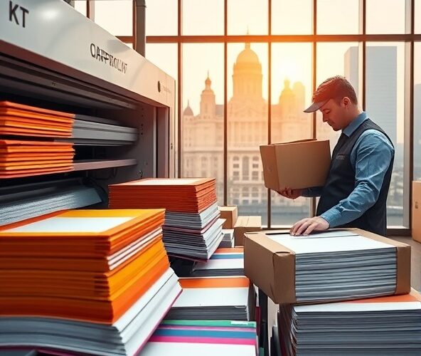 Gdzie w Warszawie zamówić tani druk folderów z dostawą w 48 h?