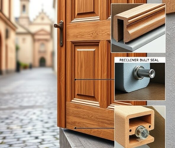 Jakie uszczelki wybrać do drzwi drewnianych zewnętrznych w Krakowie?