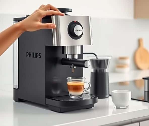 Który ekspres do kawy Philips wymaga najmniej czyszczenia w domu?