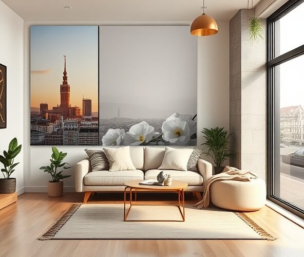 Jakie fototapety na ścianę w Warszawie zwiększą cenę kawalerki?
