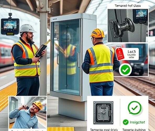 Jak sprawdzić zgodność gabloty peronowej PKP z normami bezpieczeństwa?