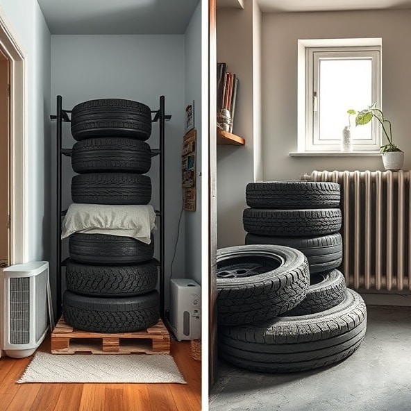 jak prawidłowo przechowywać opony