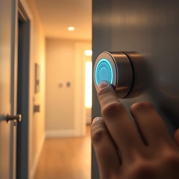 klamka na odcisk palca