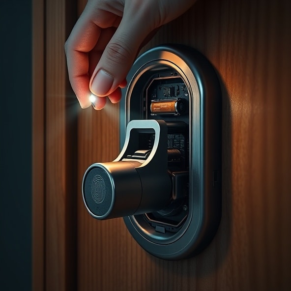 klamka na odcisk palca