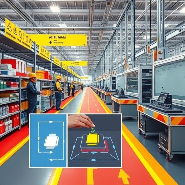 komunikacja wizualna dla fabryki