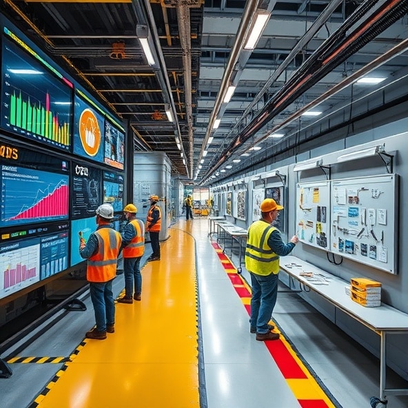 komunikacja wizualna dla fabryki