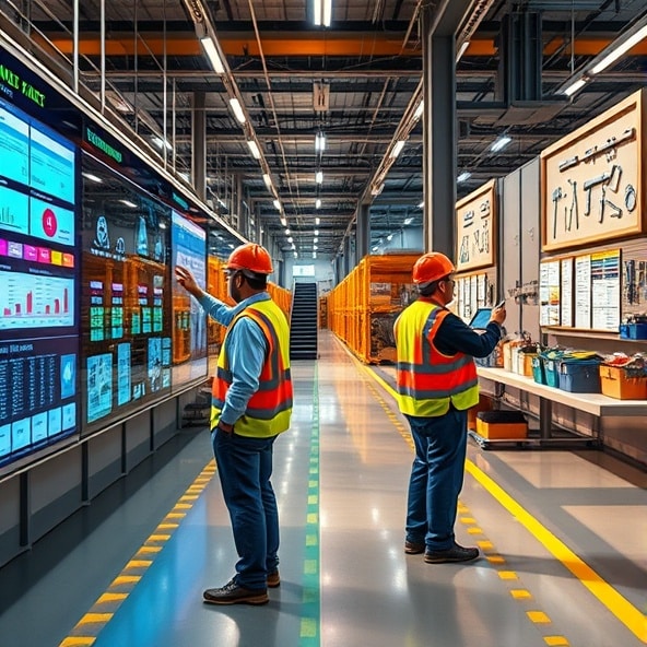 komunikacja wizualna dla fabryki