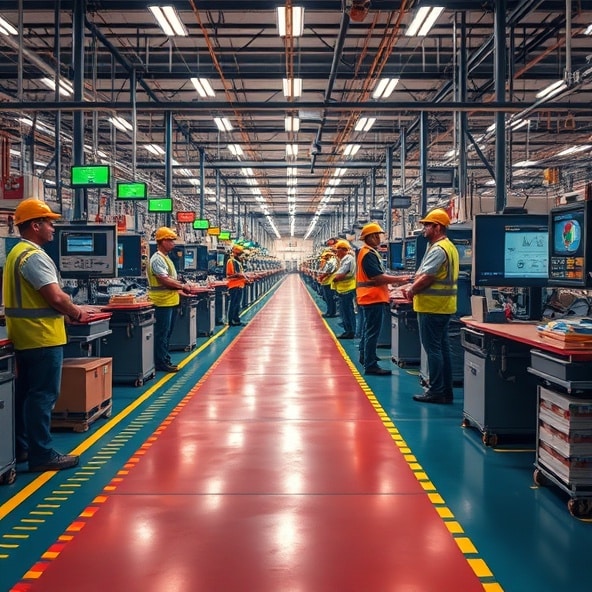 komunikacja wizualna dla fabryki