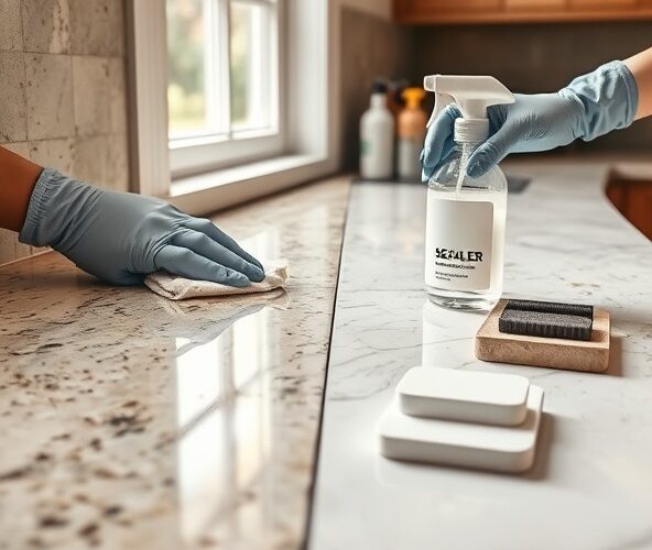 Jak wygląda konserwacja kamienia naturalnego blatów kuchennych?