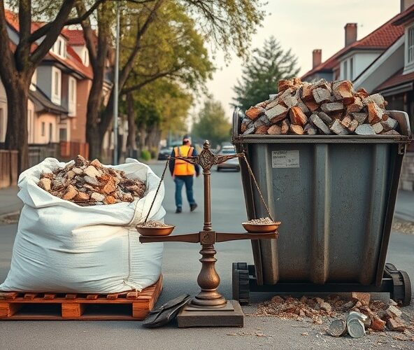 Big-bagi czy kontenery na gruz w Józefowie, co tańsze?