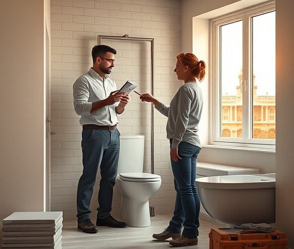 Jak negocjować montaż stelaża podtynkowego w łazience w Warszawie?