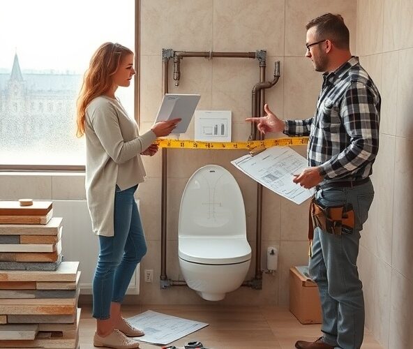 Jak negocjować montaż stelaża podtynkowego w łazience w Warszawie?