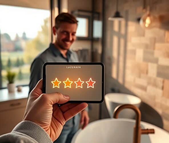 Jak pozyskać opinie Google dla łazienek w Warszawie?