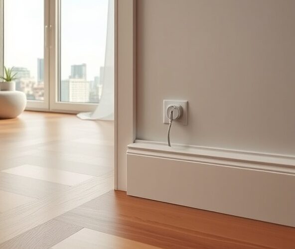 Jakie listwy przypodłogowe w Warszawie ukryją kable bez kucia?