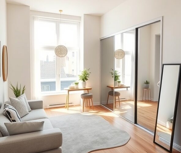 Jakie lustra na wymiar w Warszawie wybrać do home stagingu kawalerki?