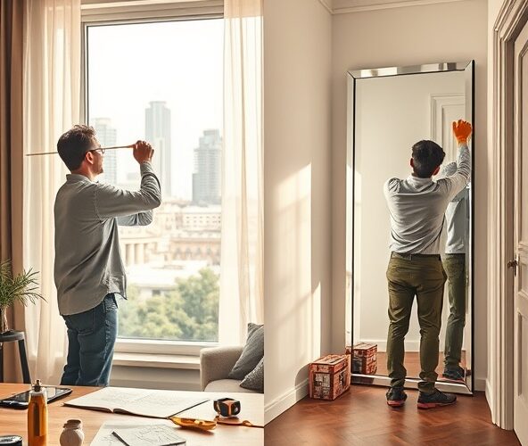 Lustra na wymiar w Warszawie: pomiar samemu czy usługa z montażem?