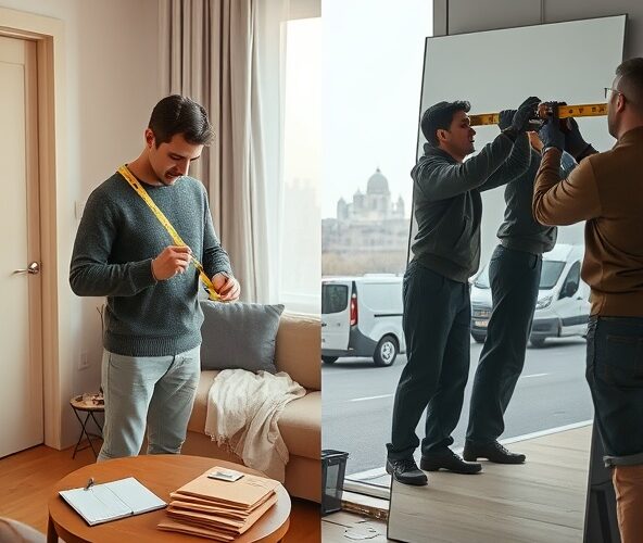 Lustra na wymiar w Warszawie: pomiar samemu czy usługa z montażem?