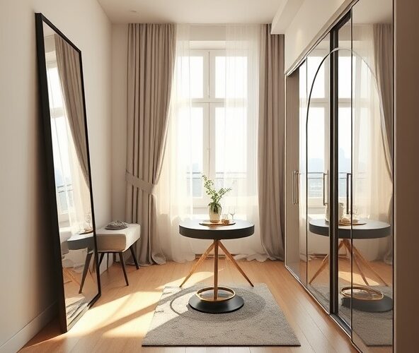 Jakie lustra na wymiar w Warszawie wybrać do home stagingu kawalerki?