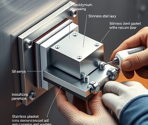 Jak zabezpieczyć magnesy płytkowe przed korozją przy montażu?