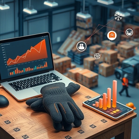 manualne rękawice termiczne