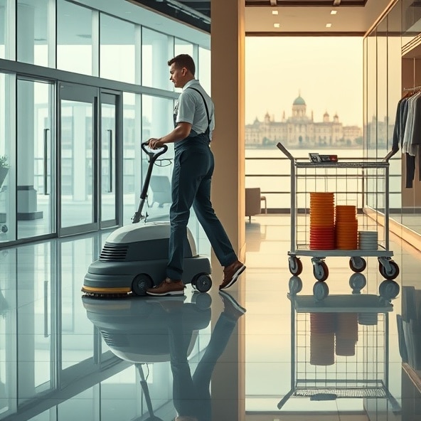 maszynowe czyszczenie podłóg warszawa