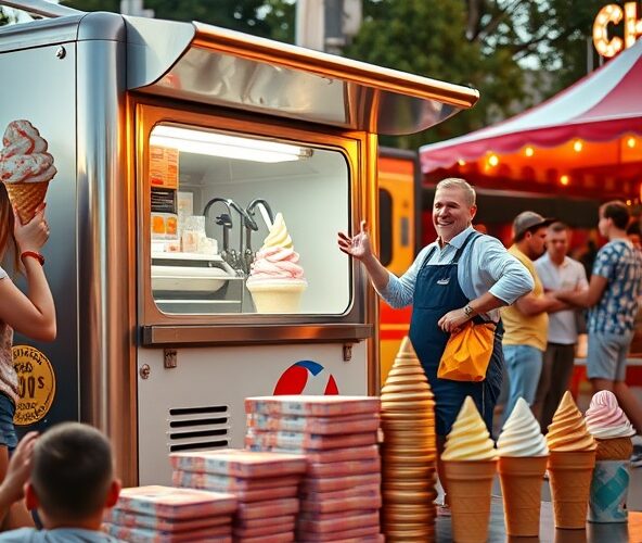 Wynajem/dzierżawa maszyn do lodów dla właściciela foodtrucka 5000zł zwiększy marżę?