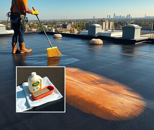 Jak czyścić membranę EPDM na dachu płaskim?