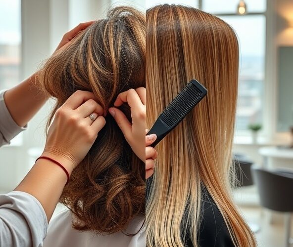 Który salon w Warszawie zrobi metamorfozę włosów z odbudową K18?