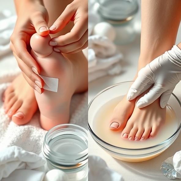 modzele na stopach usuwanie