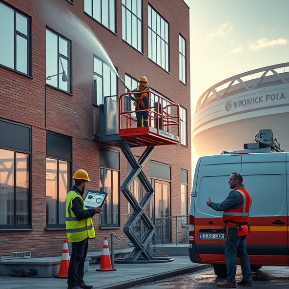 mycie elewacji katowice