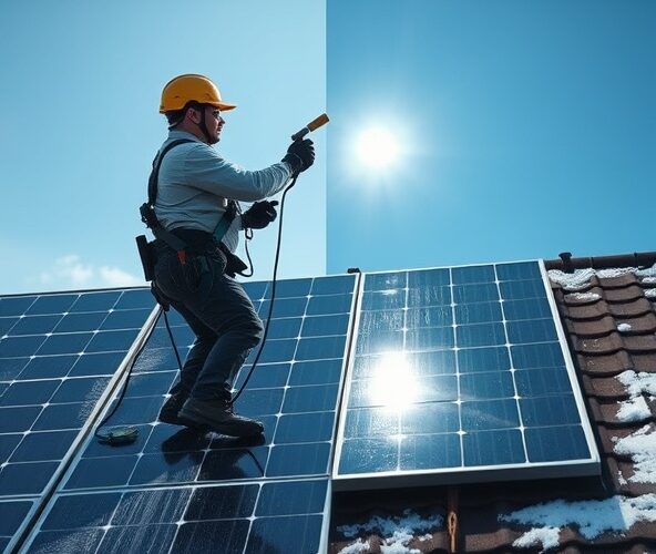 Czy mycie paneli fotowoltaicznych po zimie podniesie uzysk przy 6 kW?