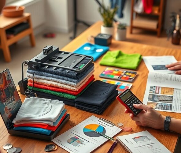 Jak obliczyć koszty nadruku na koszulkę przy małej serii?