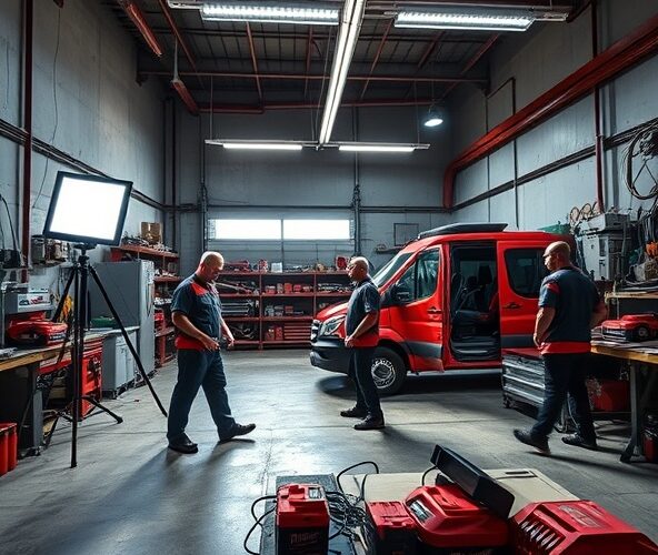 Które oświetlenie Milwaukee M18 do warsztatu 40 m2 skróci przestoje?