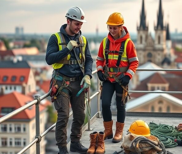 Jak dobrać odzież ochronną BHP w Poznaniu dla prac na wysokości?