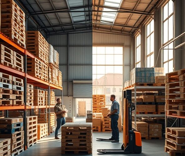 Czy zakup półpalet 80×60 w Wyszkowie opłaca się małemu magazynowi?