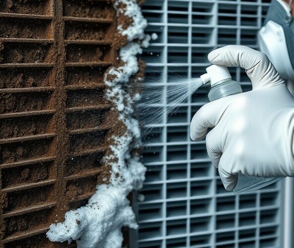 Jaki płyn do czyszczenia klimatyzacji usunie pleśń z parownika?