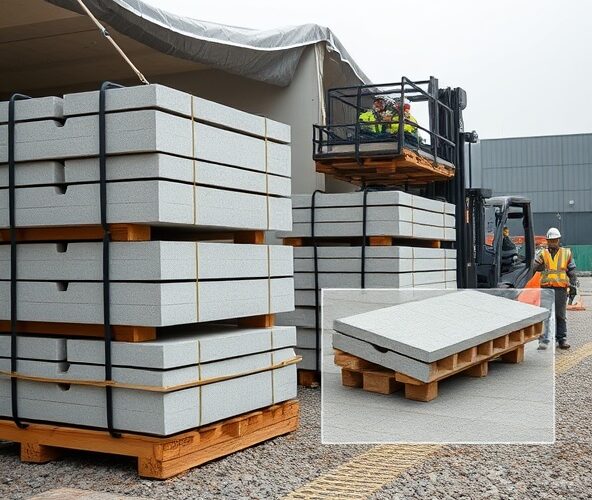 Jak przechowywać płytki chodnikowe na placu, by nie straciły jakości?