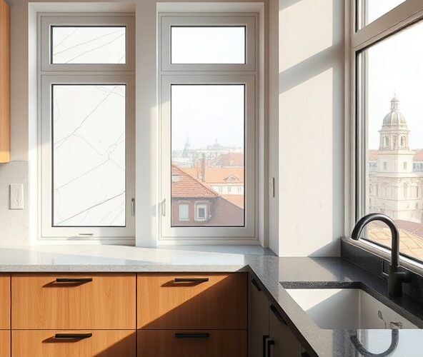Jakie parapety z kamienia naturalnego w Warszawie wybrać do kuchni?