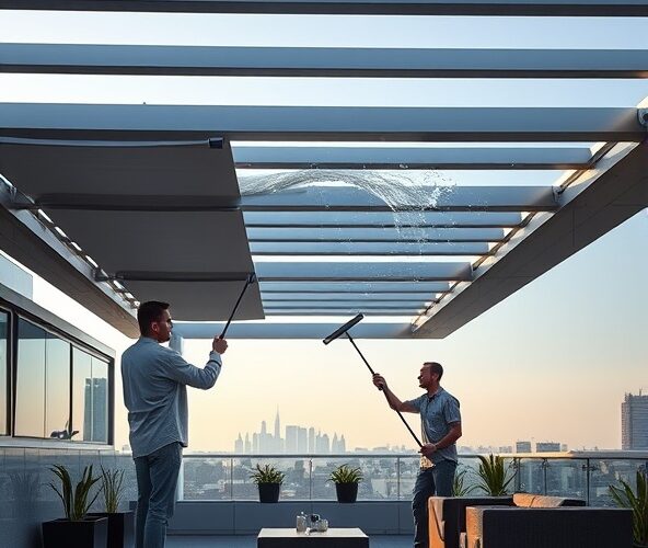 Czy pergole aluminiowe w Warszawie z ruchomymi lamelami ułatwią mycie?