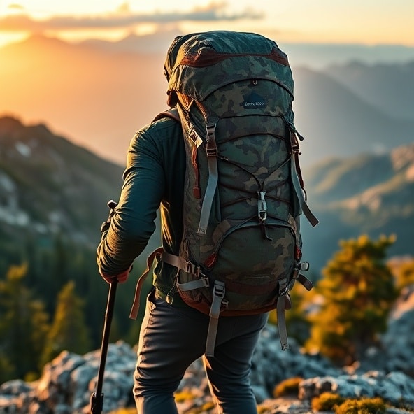 plecak turystyczny moro