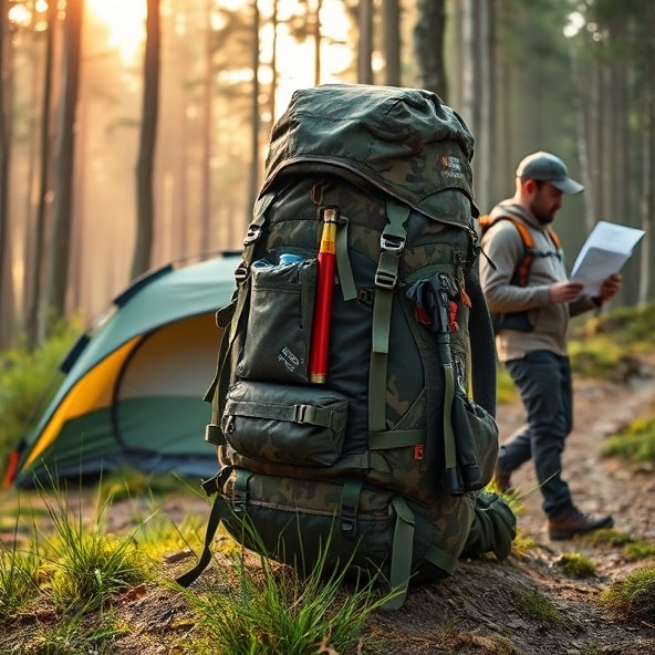 plecak turystyczny moro