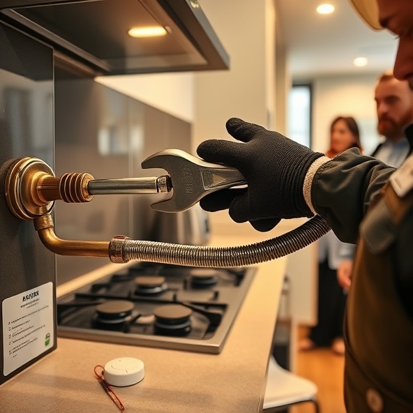 podłączenie płyty gazowej