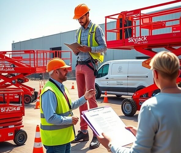 Gdzie wynająć podesty ruchome Skyjack z operatorem i ubezpieczeniem?